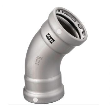 Viega 26540 MegaPress XL 4 inch PxP 45 Elbow