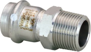 Viega 85052 ProPress Stainless Steel 304 1-1/2 inch Male Adapter