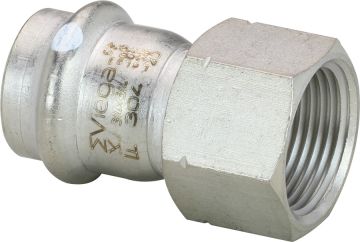 Viega 85077 ProPress Stainless Steel 304 2 x 1 inch Female Adapter