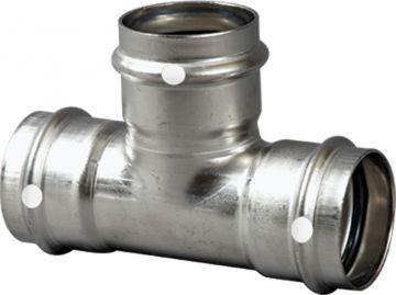 Viega 85598 ProPress Stainless Steel 304 1-1/2 inch Tee