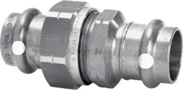Viega 86027 ProPress Stainless Steel 304 1-1/2 inch Union