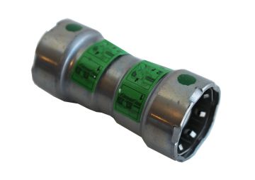 Viega 25000 MegaPress 1/2 inch PxP Coupling with Stop