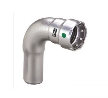 Viega 90030 Megapress Stainless Steel 316 1/2 inch Street 90 Elbow