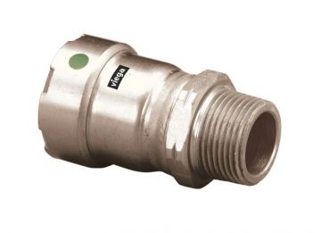 Viega 90245 Megapress Stainless Steel 316 1 inch Male Adapter