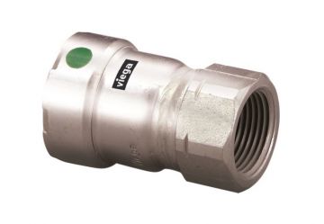 Viega 90275 Megapress Stainless Steel 316 1-1/2 inch Female Adapter