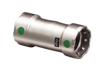 Viega 90320 Megapress Stainless Steel 316 1 inch Coupling Less Stop