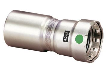 Viega 90375 Megapress Stainless Steel 316 1-1/2 x 1 inch FTGxP Reducer