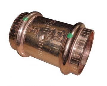 Viega 78052 ProPress 3/4 inch Coupling with Stop