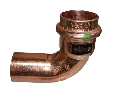 Viega 77052 ProPress 3/4 inch 90 Street Elbow