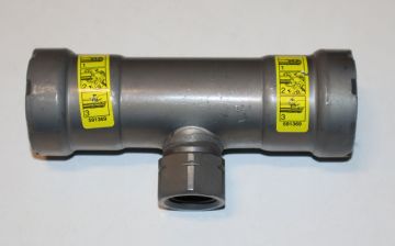 Viega 25411 Megapress G 1 x 1/2 inch PXPXF Tee